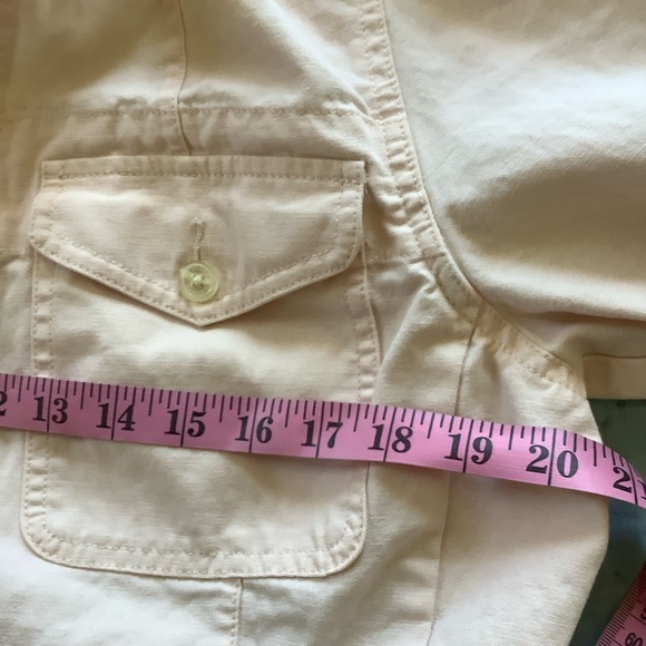 Ralph Lauren Field Jacket Womens Pink Linen Cotton Size L - Picture 5 of 6